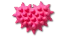 Jibbitz Spike Hot Pink Heart
