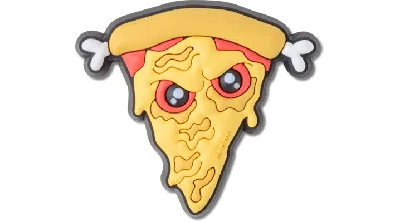 Jibbitz Spooky Pizza In Yellow