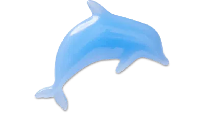 Jibbitz Squish Filled Dolphin