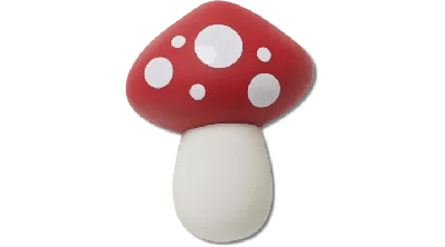 Jibbitz Squish Mushroom In Red