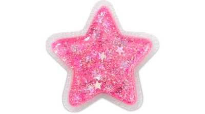 Jibbitz Squishy Glitter Star In White