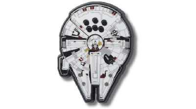 Jibbitz Star Wars™ Millennium Falcon In White