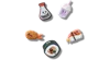 Jibbitz Sushi Dinner 5 Pack