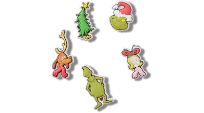 Jibbitz The Grinch 5 Pack In Multi