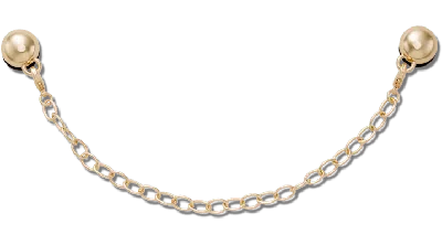 Jibbitz Thick Loop Bag Chain In White