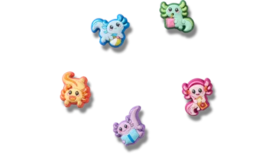 Jibbitz Tiny Axolotls 5 Pack