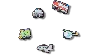 Jibbitz Tiny Beep Beep 5 Pack