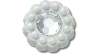 Jibbitz Tiny Blue Circle Gem