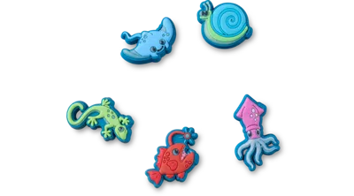 Jibbitz Tiny Cute Creatures 5 Pack In Multi