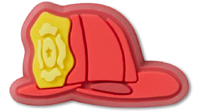 Jibbitz Tiny Fireman Hat In Red