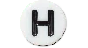 Jibbitz Tiny Friendship Letter H