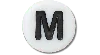 Jibbitz Tiny Friendship Letter M