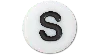 Jibbitz Tiny Friendship Letter S