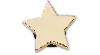 Jibbitz Tiny Gold Simple Star
