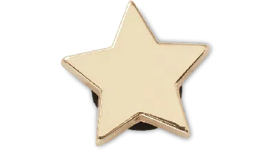 Jibbitz Tiny Gold Simple Star In Neutral