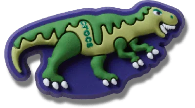 Jibbitz Tiny Green Dinosaur