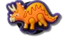 Jibbitz Tiny Orange Dino