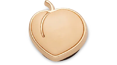 Jibbitz Tiny Peach In Brown