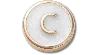 Jibbitz Tiny Pearlized Letter C