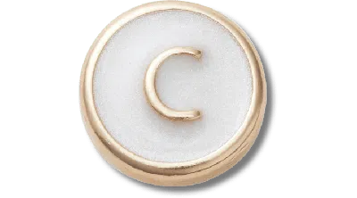 Jibbitz Tiny Pearlized Letter C