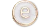 Jibbitz Tiny Pearlized Letter E