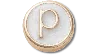 Jibbitz Tiny Pearlized Letter P