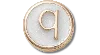Jibbitz Tiny Pearlized Letter Q