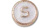 Jibbitz Tiny Pearlized Letter S