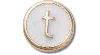 Jibbitz Tiny Pearlized Letter T