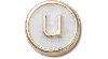 Jibbitz Tiny Pearlized Letter U
