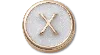 Jibbitz Tiny Pearlized Letter X