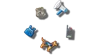 Jibbitz Tiny Police 5 Pack