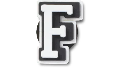 Jibbitz Tiny Varsity Letter F