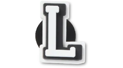 Jibbitz Tiny Varsity Letter L In Multi