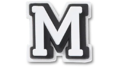 Jibbitz Tiny Varsity Letter M
