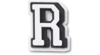 Jibbitz Tiny Varsity Letter R In Multi
