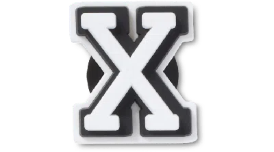 Jibbitz Tiny Varsity Letter X In Multi
