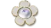 Jibbitz Tiny White Flower