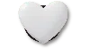 Jibbitz Tiny White Heart