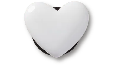 Jibbitz Tiny White Heart