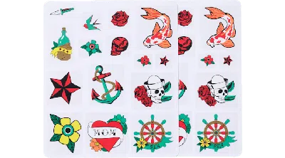 Jibbitz Traditional Art Shoe Tattoos