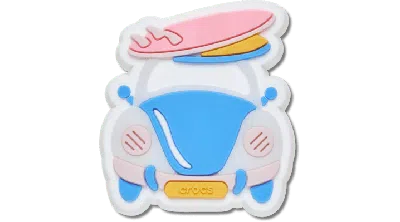 Jibbitz Uv Changing Car And Surfboard In Multi