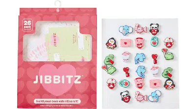 Jibbitz Valentines Day Card 26 Pack In Multi