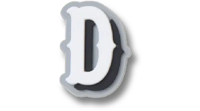 Jibbitz Varsity Ii Letter D In Multi