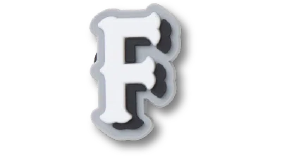 Jibbitz Varsity Ii Letter F In Multi