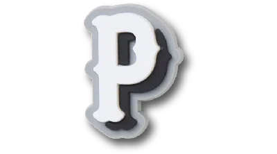 Jibbitz Varsity Ii Letter P In Brown