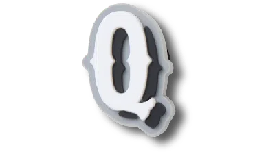 Jibbitz Varsity Ii Letter Q In Multi