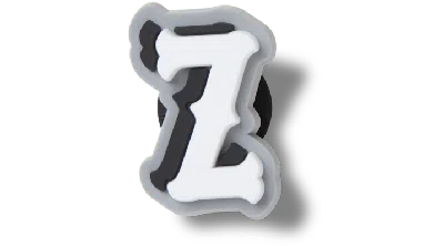 Jibbitz Varsity Ii Letter Z In Gray