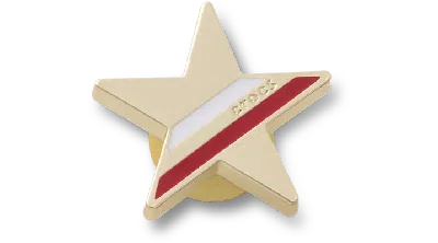 Jibbitz Varsity Striped Star
