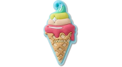 Jibbitz Waffle Ice Cream Cone In Multi